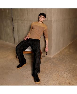 Men's Men's Hive-Jacquard Knit Hooded Sweater