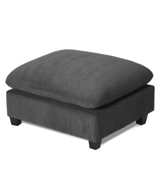  68.5" Corduroy Upholstered Indoor Chaise Lounge Chair