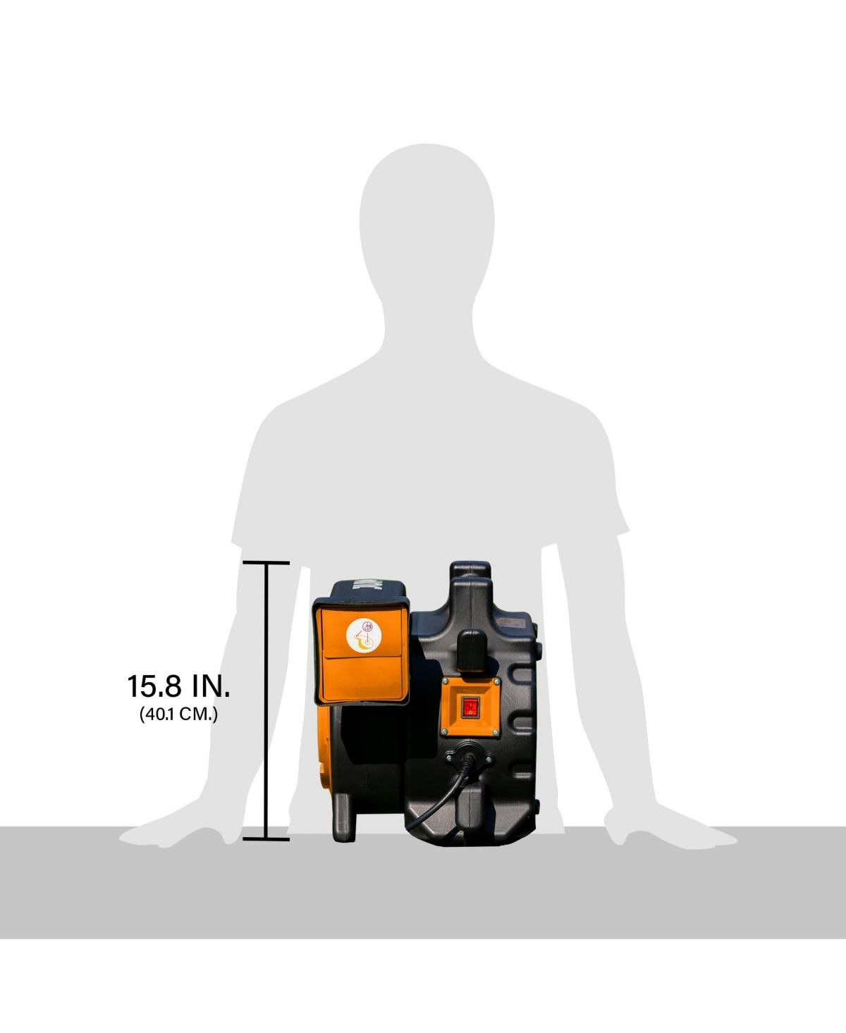 JumpOrange 1.5 Hp Orange Inflatable Blower