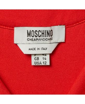 Women's Cheap And Chic Red Silk Blend Knit Sleeveless Top