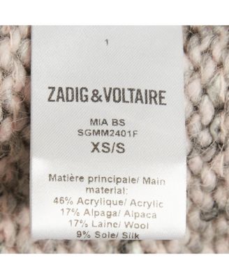 Women's Grey Knit Open Front Cardigan