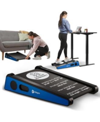 PacerMini Walking Pad Treadmill with Incline – Under Desk Mini Treadmill for Home & Office, Portable Desk Walking Pad with Remote