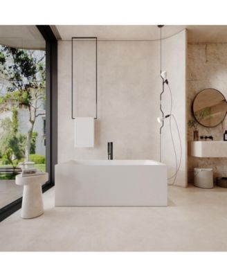 Freestanding Engineered Stone Bathtub