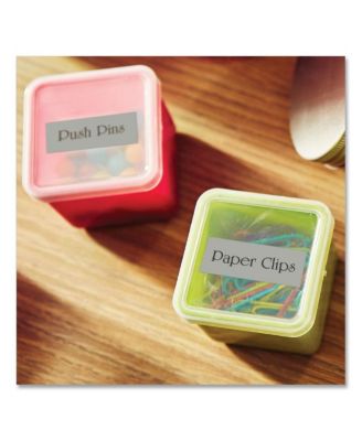 TZES941 0.7 in. x 26.2 ft. TZ Extra-Strength Adhesive Laminated Labeling Tape - Black on Matte Silver