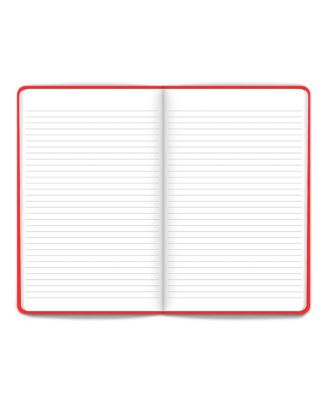 Pantone OFFICIAL Red | 5.25 x 8.25 Inch Lined Compact Journal | Non-Dated