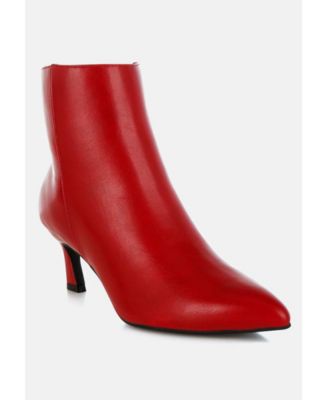 Womens Migelo Faux Leather Ankle Boots Women