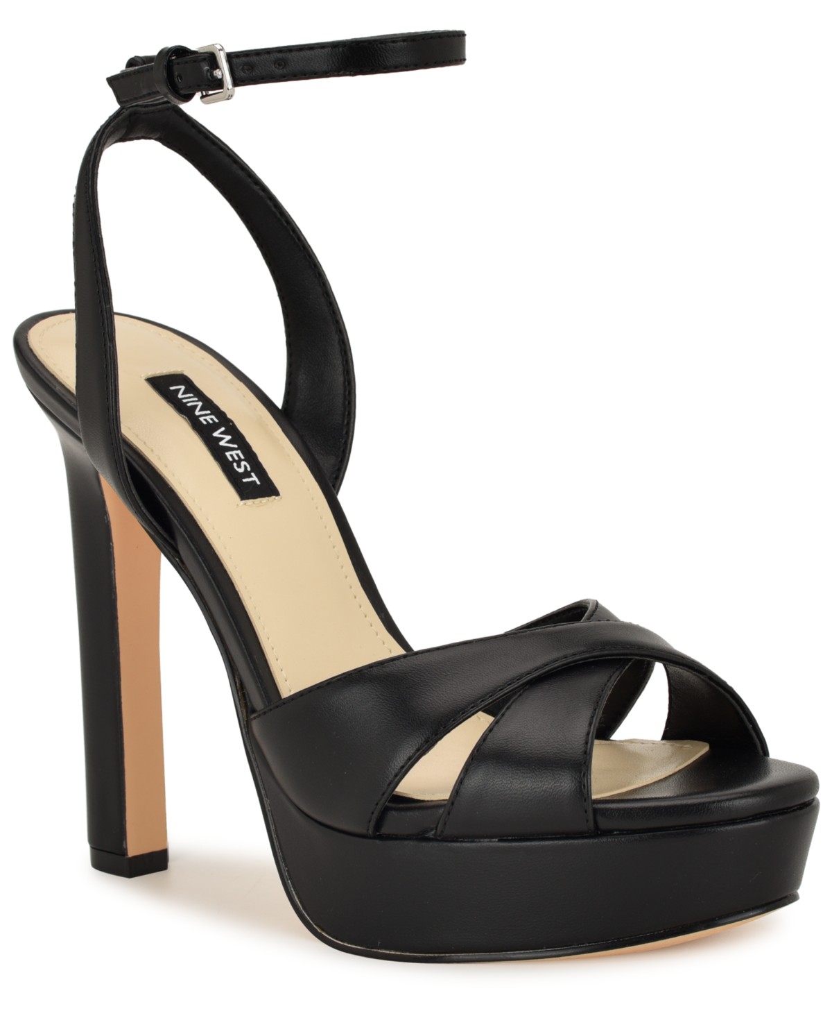 Женские сандалии Nine West Women's Wilda Criss-Cross High Stiletto Platform Sandals — фото 1