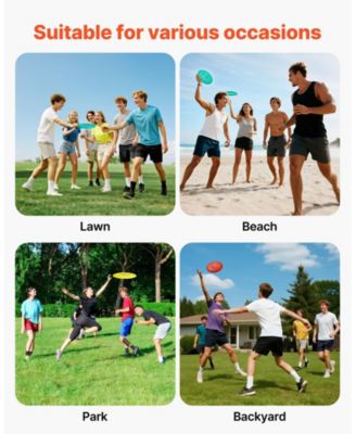 Disc Golf Set 6-Piece Starter Kit with Discs Marker and Backpack