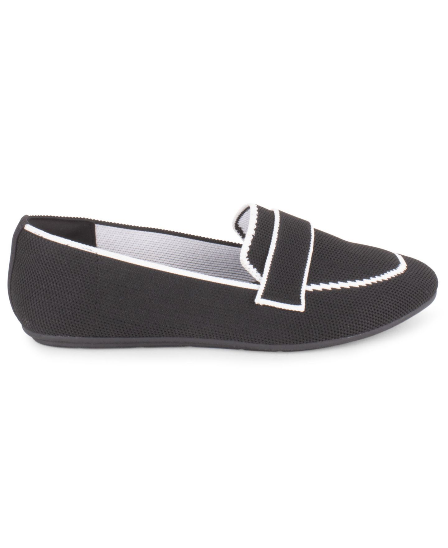 Женские туфли Tahari Stockholm Slip-On, цвет: Чёрный / Слоновая кость — фото 2