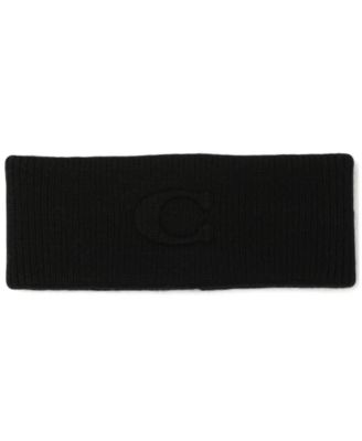 Women's Embossed C Knit Headband