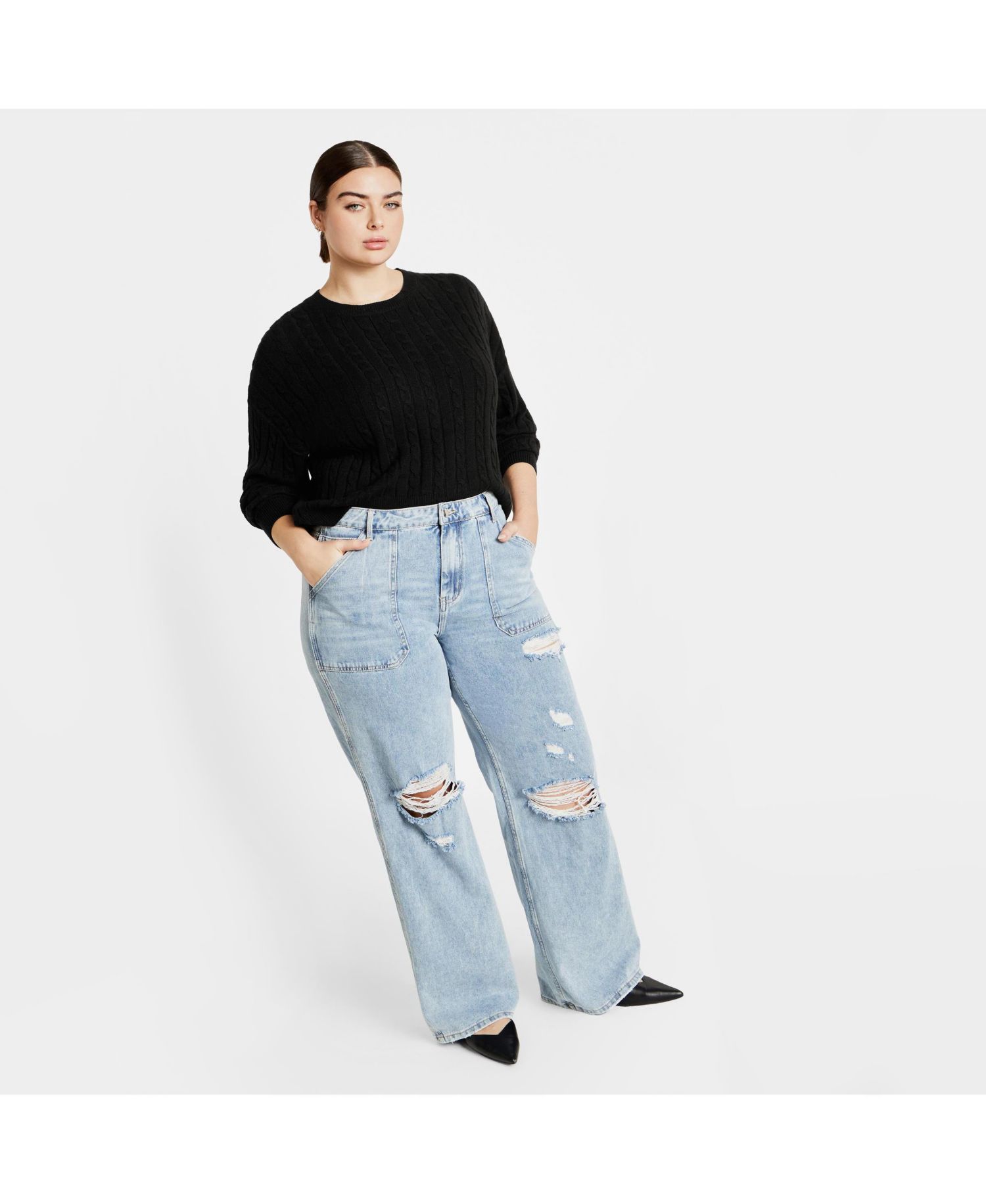 Plus Size Kenia Knit Sweater