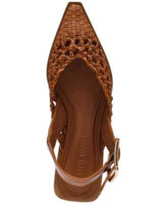 Women's Shay-C Crochet Detail Slingback Ballet Flats