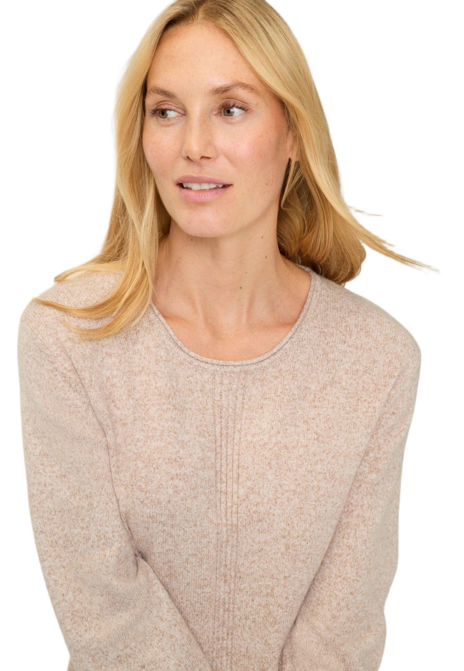 Women's Melange Knit Sweater