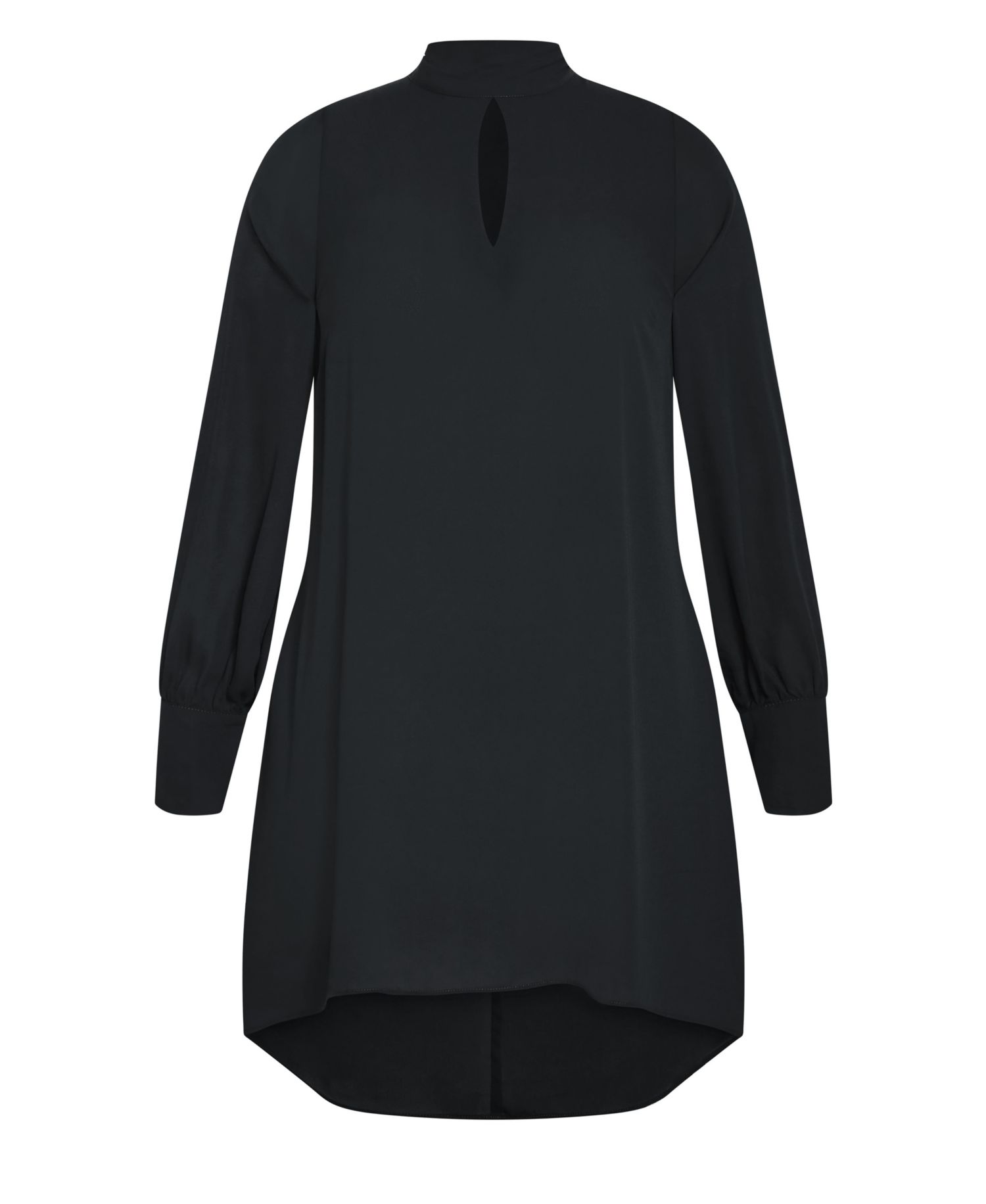 Plus Size Neck Tie Tunic