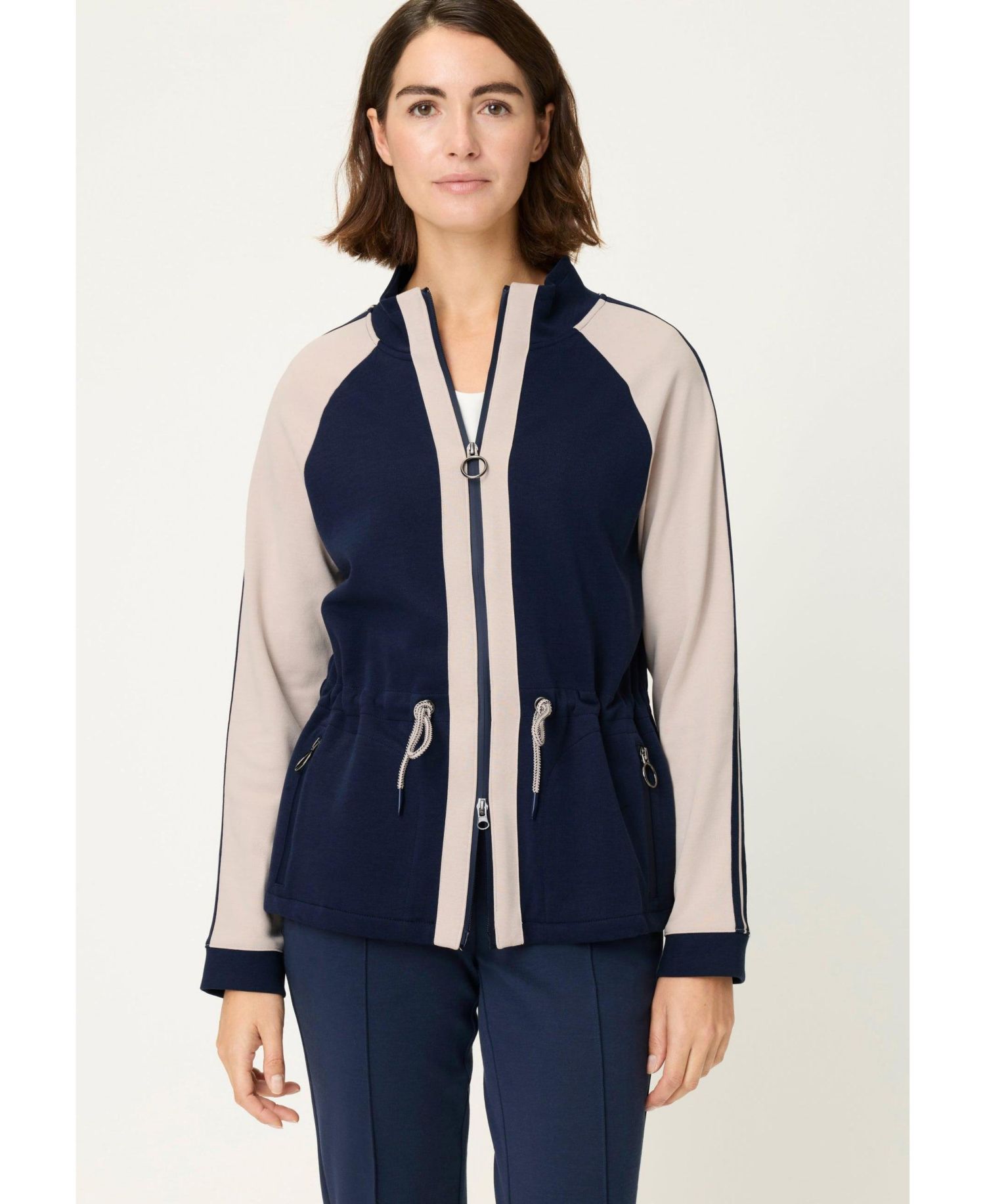 Women's Jersey Knit Zip Front Jacket