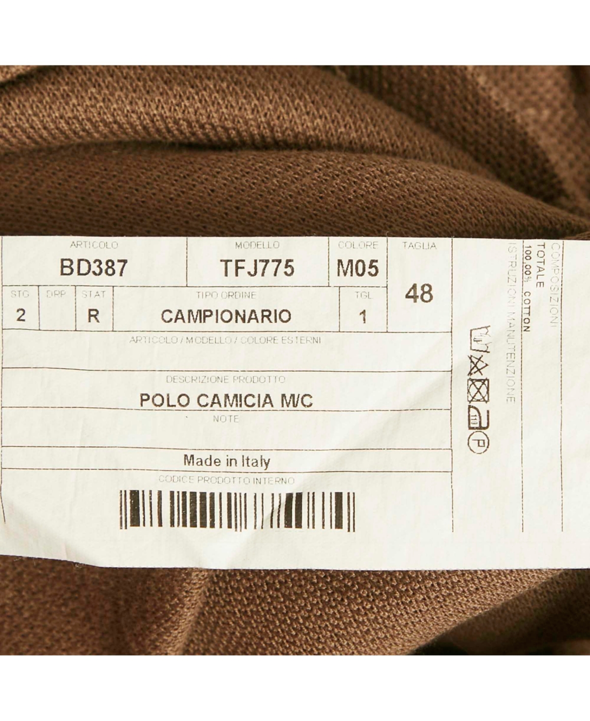 Pre-Owned Tom Ford Men's Cotton Pique Polo T-Shirt