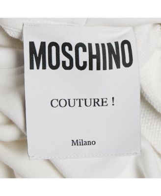 Men's Pre-Owned Dolce & Gabbana men Black Floral Flocked Cotton Hoodie