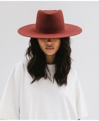 Dakota Wide Brim Felt Hat with Triangle Crown