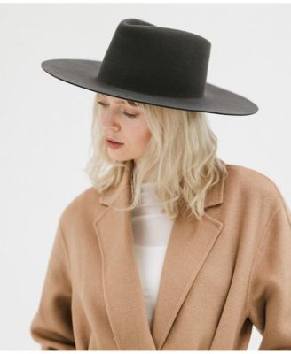 Dakota Wide Brim Felt Hat with Triangle Crown for Ultimate Style and Protection