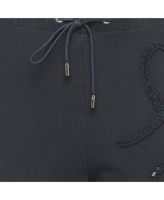 Women's Love Applique Cotton Knit Sweat Pants