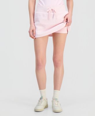 Juniors' Paisley-Print Drawstring Skort