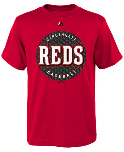 Majestic Boys' Cincinnati Reds Electric Ball T-Shirt