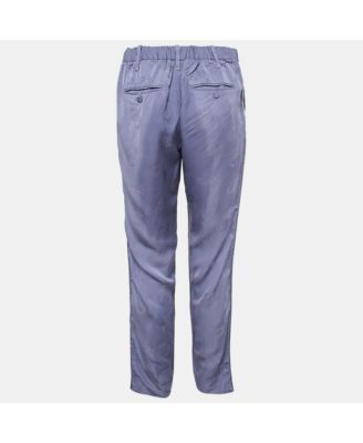 Women's Floral Jacquard Trousers