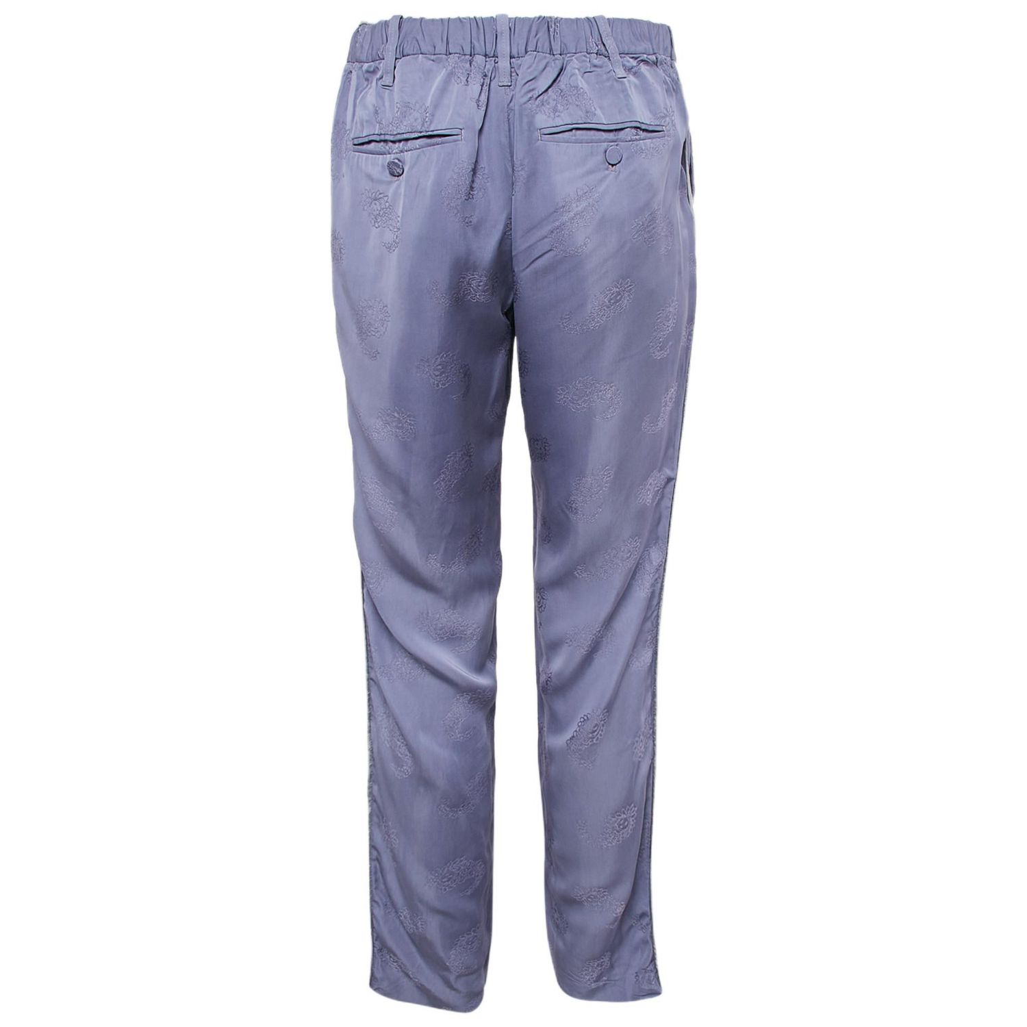 Women's Floral Jacquard Trousers