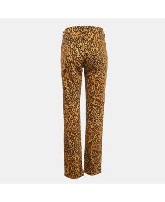 Women's Couture Leopard Print Cotton Pants