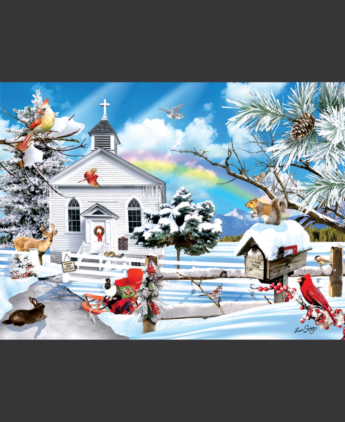 SunsOut Nature's Church 1000 piece Jigsaw Puzzle for Adults Christmas
