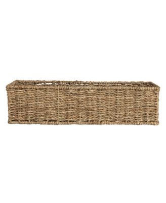 Handwoven Paper Rope Rectangular Storage Basket