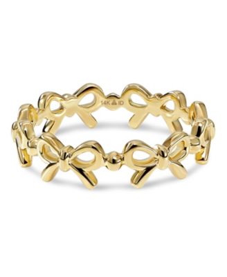 Bow Ring in 14K Gold