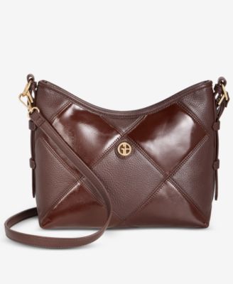 Pieced Soft Shoulder Bag, Exclusively at Macy's 