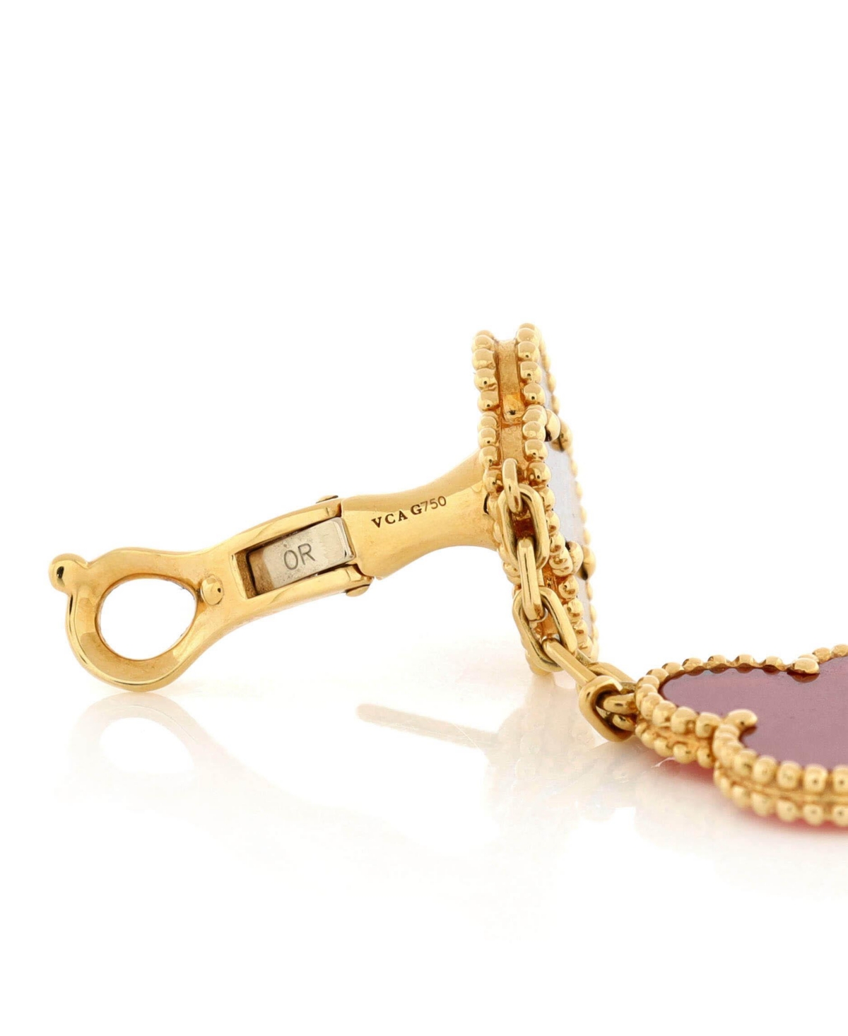 Pre-Owned Van Cleef & Arpels Magic Alhambra 2 Motifs Drop Earrings