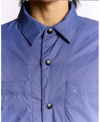 Men's Long Sleeve Collared Insulated Overshirt