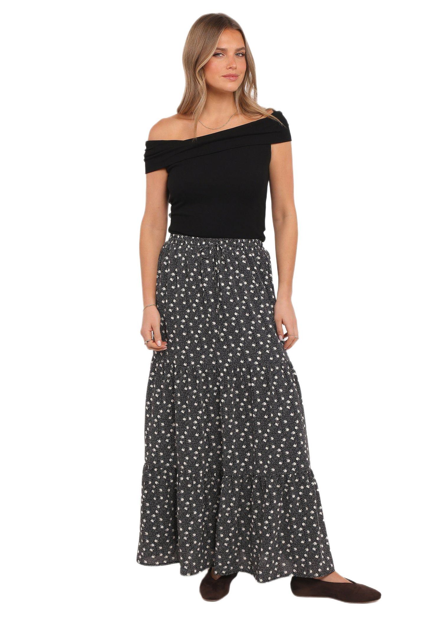Women's Vincent Tier Maxi Skirt