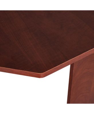 Computer Desk w/ Printer Cabinet L-Shape Corner Table PC Laptop Desk