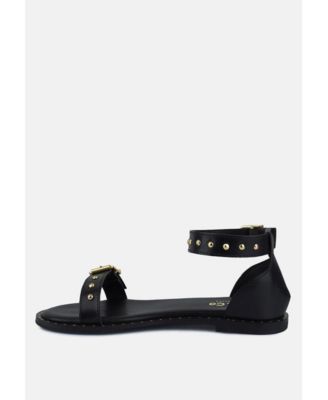 ROSEMARY Buckle Straps Women Flat Sandals