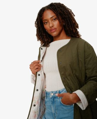 Women's Reversible Snap-Front Quilted Jacket