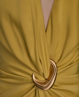 Women's V-Neck Sleeveless Dress