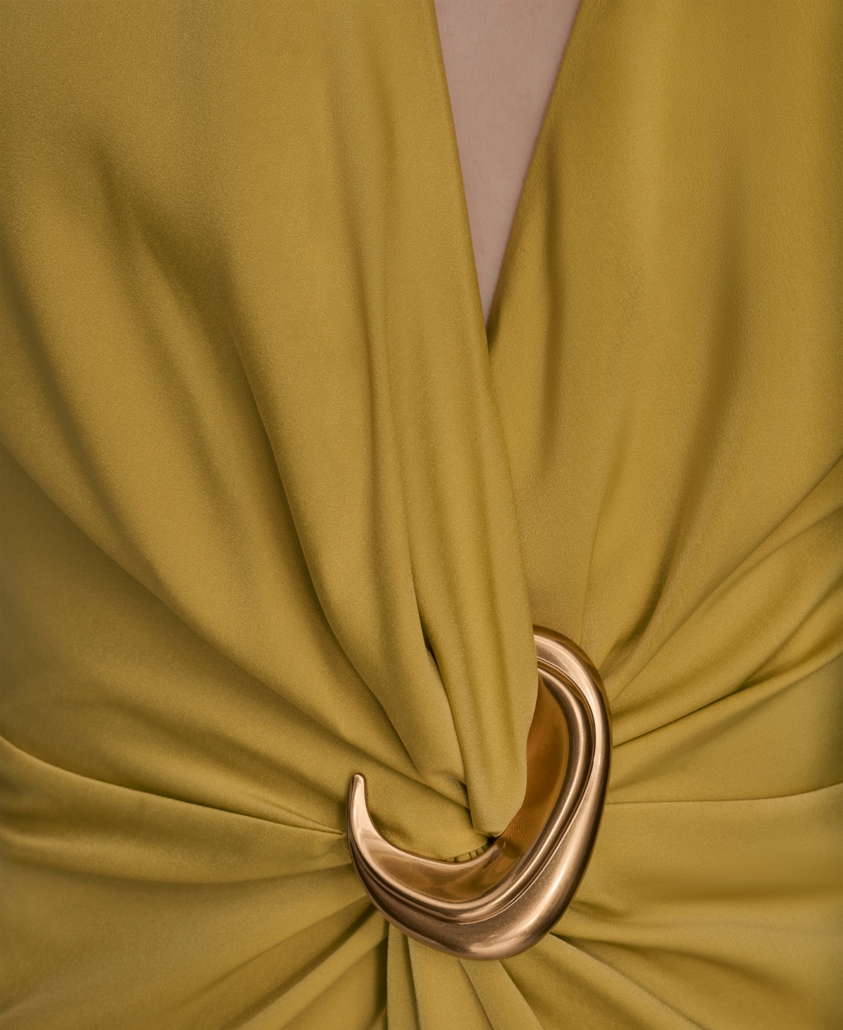 Donna Karan New York Women's V-Neck Sleeveless Dress