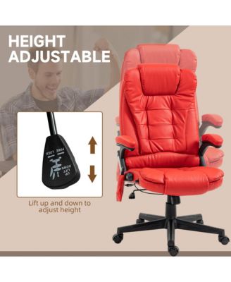 High-Back Vibration Massage Chair, Heating Office Chair,