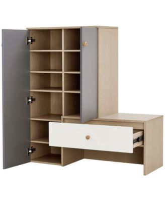 Modern Multi-functional Storage Shoe Cabinets with Adjustable Shelves