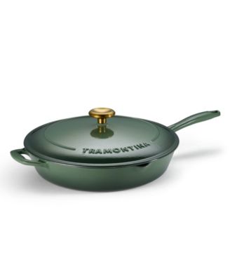 Bestow Enameled Cast Iron 12" Skillet with Lid