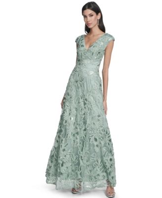 Women's V-Neck Ball Gown