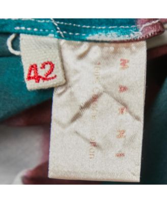 Women's Green Tye Dye Printed Cotton Sleeveless Top