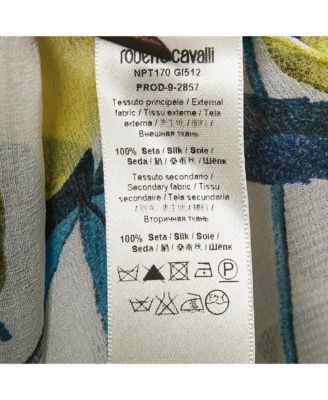 Women's Multicolor Floral Print Silk Ruffle Belted Dress