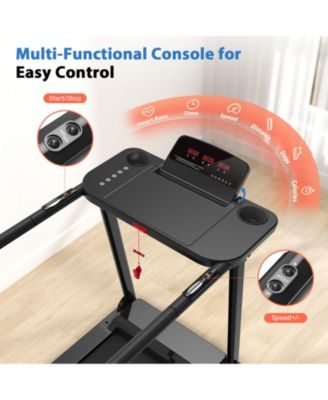 Walking Treadmill for Seniors, 300 lbs Capacity, Easy Walk Exercise Machine for Home Use