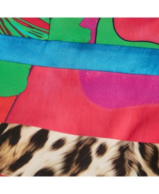 Womens Multicolor Printed Jersey Maxi Dress