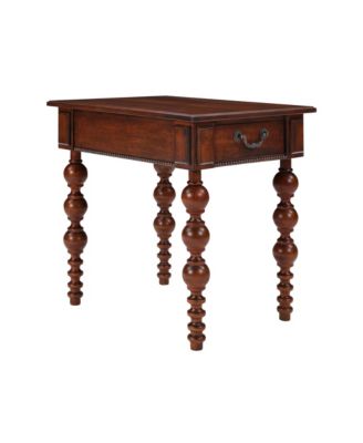 Vintage Solid Wood End Table Narrow Sofa Side Table with Drawer